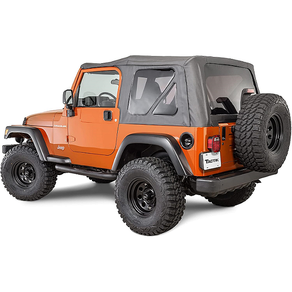 Capota de Reposição Soft Top TACTIK (Apenas Tecido) – Black Diamond (Jeep Wrangler TJ | 1997 a 2006)