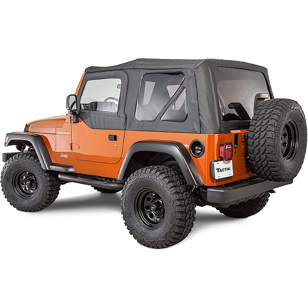 Capota de Reposição Soft Top TACTIK (Apenas Tecido) – Black Diamond (Jeep Wrangler TJ | 1997 a 2006)
