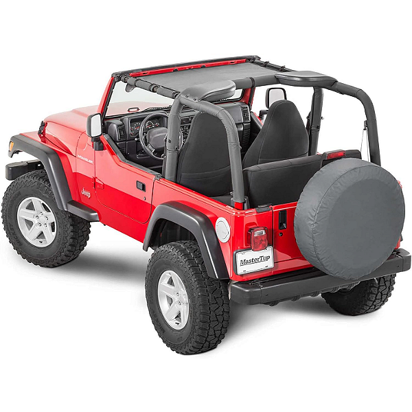 Capota de Tela Bimini Summer MasterTop – Preta (Jeep Wrangler TJ 1997-2006)