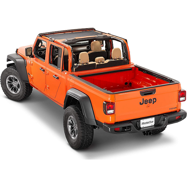 Capota de Tela Bimini ShadeMaker Freedom Mesh Top Plus MasterTop – Preta (Jeep Gladiator 2020 em Diante)