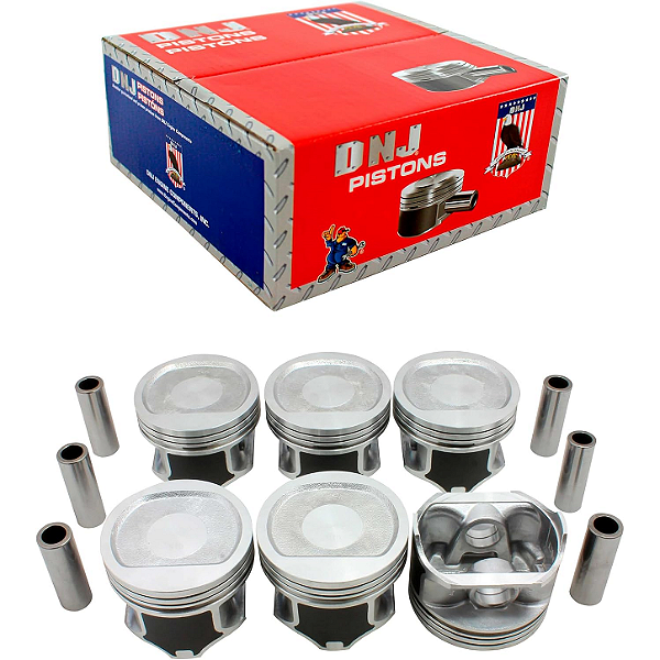 Jogo de Pistões Motor DNJ P1123.20 (Medida 0.20) - Jeep 4.0L L6 12V OHV (Cherokee / Wrangler)