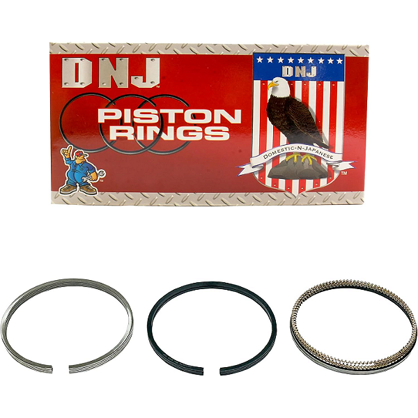 Jogo de Anéis de Segmento de Pistão DNJ PR1121 - Motor Jeep 2.5L L4 8V OHV (1994-1995)