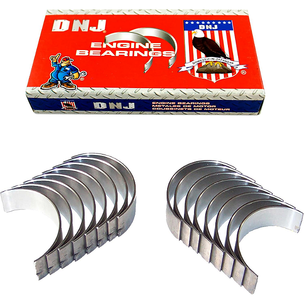 Jogo de Bronzinas de Biela Jeep Cherokee (Rolamentos de Haste) Standard DNJ Engine Components RB1100 - Motor 4.7L V8 SOHC 16V