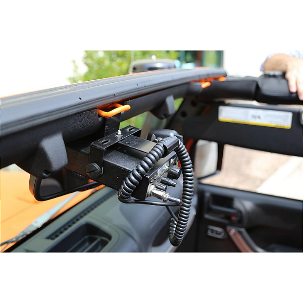 Suporte de Montagem de Rádio CB Rugged Ridge – Jeep Wrangler JK (2007-2018) | Código 11503.95