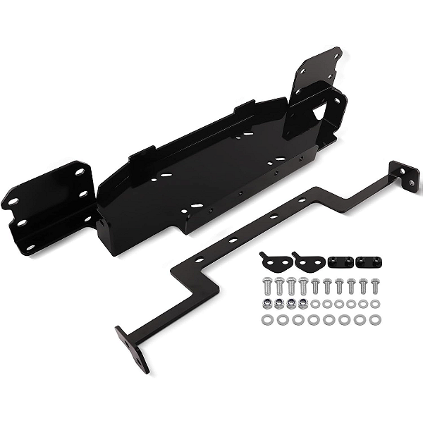 Suporte de Guincho maXpeedingrods – Jeep Wrangler JL/JLU e Gladiator JT (Para-choque de Metal Original)