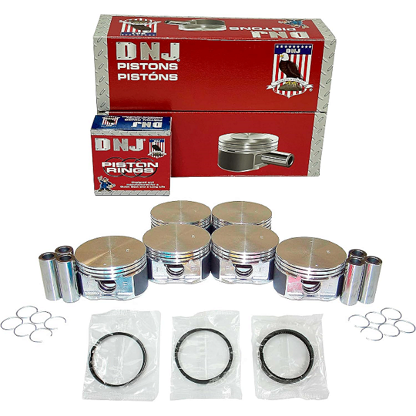 Kit de Pistão e Anel de Motor DNJ (PRK1105) – Chrysler / Dodge / Jeep / RAM / Mitsubishi 3.7L V6 SOHC 12V
