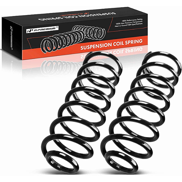 Par de Molas Helicoidais da Suspensão Traseira A-Premium (2 Peças) Jeep Wrangler Unlimited / 4 Portas (2007-2017) | Lado Esquerdo e Direito