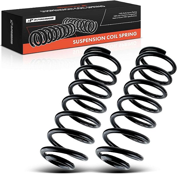 Par de Molas Helicoidais da Suspensão Traseira (2 Peças) Compatível com Jeep Wrangler JK 3.6L e 3.8L (2007-2017)