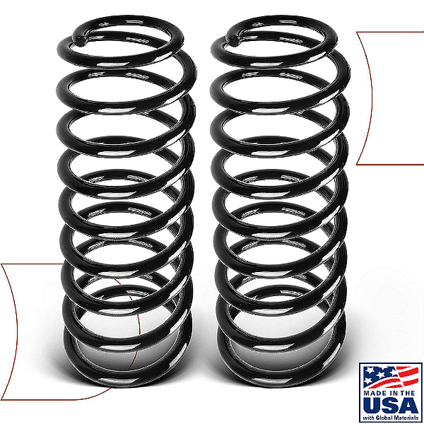 Par de Molas Traseiras Superlift (Elevação de 10 cm / 4") | Jeep Wrangler JK 4 Portas