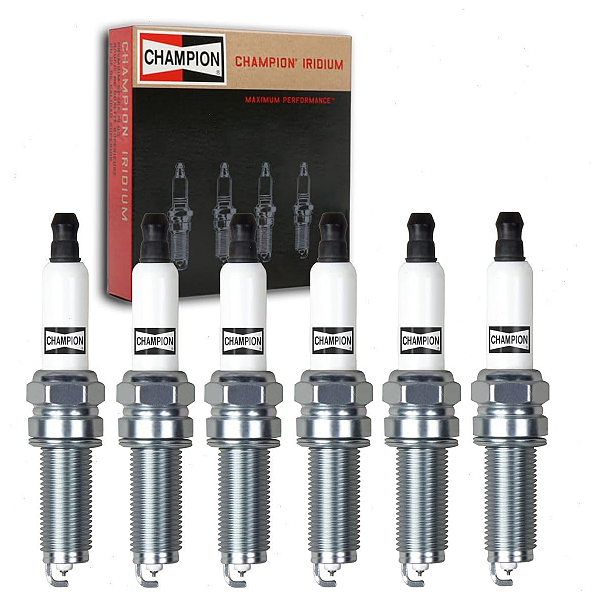 Jogo de Velas de Ignição Champion Iridium Jeep Wrangler Motor Pentastar 3.6L V6 (RER8ZWYCB4 / Código: 9407)