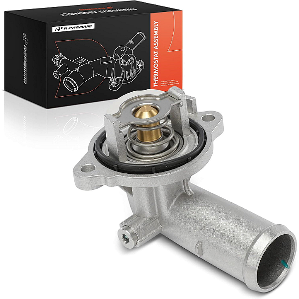 Conjunto de Carcaça do Termostato de Arrefecimento com Válvula e Anel de Vedação A-Premium - Para Motores Pentastar 3.6L V6 (Jeep e Dodge)