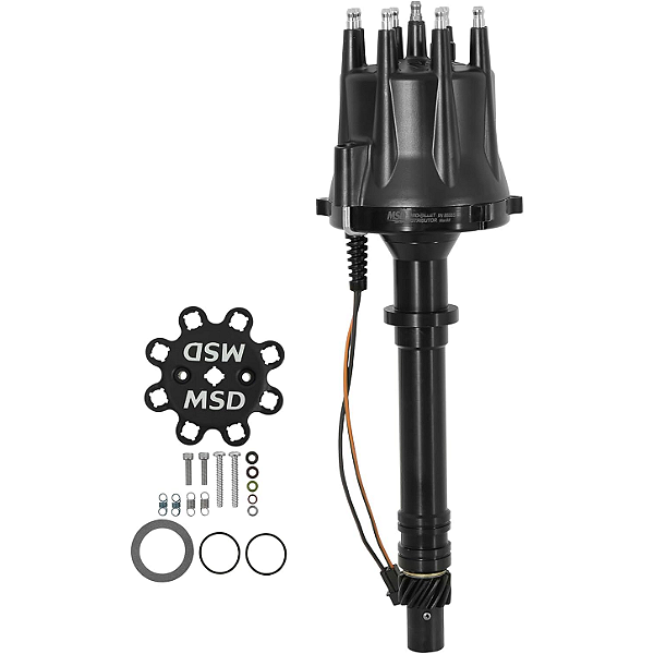 Distribuidor MSD 85555 Chevy Black V8 Pro-Billet Chevrolet