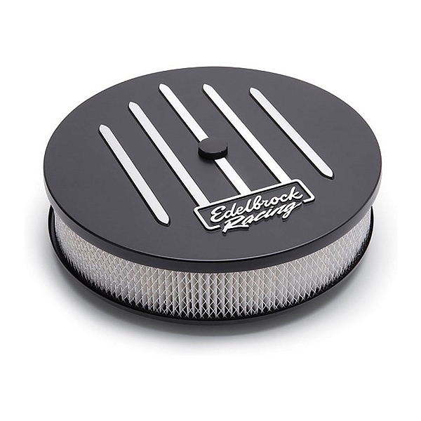 Filtro de Ar Edelbrock 41663 Signature Series Redondo Cromado