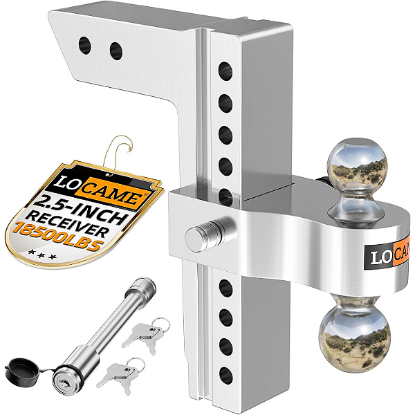 Engate Alumínio LOCAME Dodge Ram Receptor 6cm Queda 25cm Trava