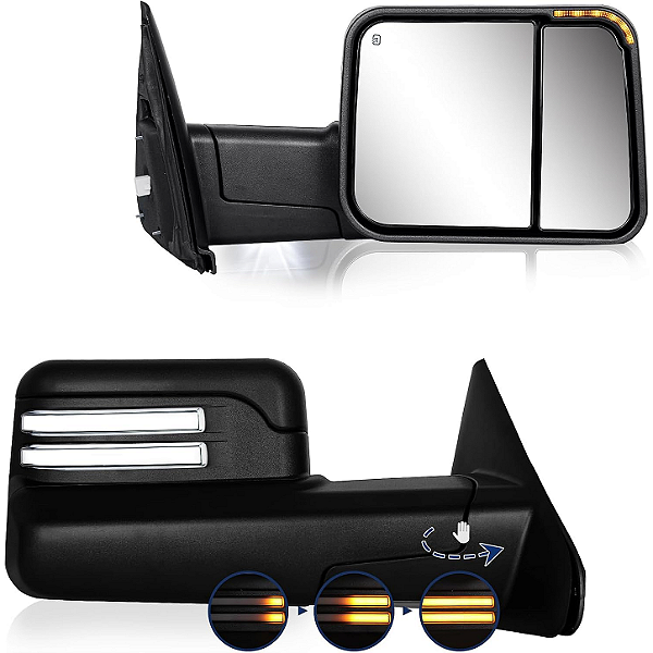 Retrovisor Reboque Switchback Dodge Ram 1500 2500 3500 02-09 Par
