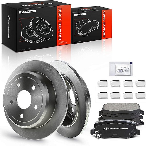 Kit Freio Traseiro 316mm A-Premium Cerâmica Jeep Wrangler JK 07-18