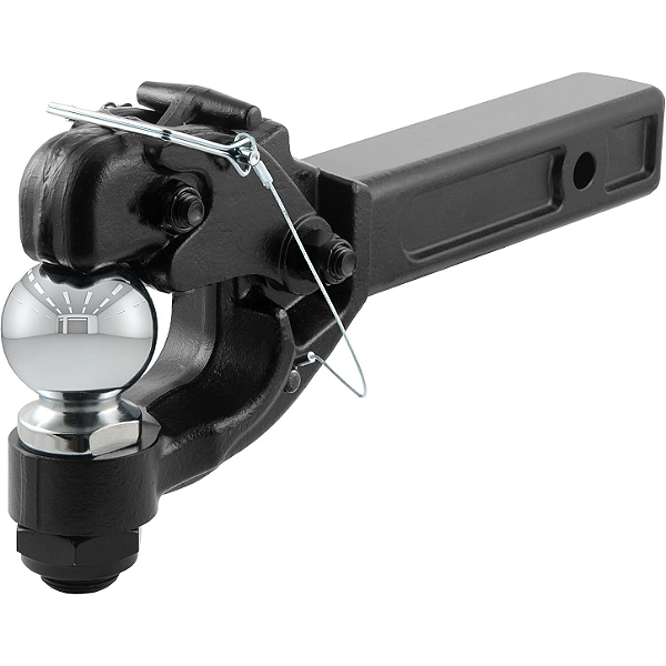 Gancho G Removível Engate Combo Pintle de Bola 2-5/16" Receiver 2" CURT 48006 Reboque