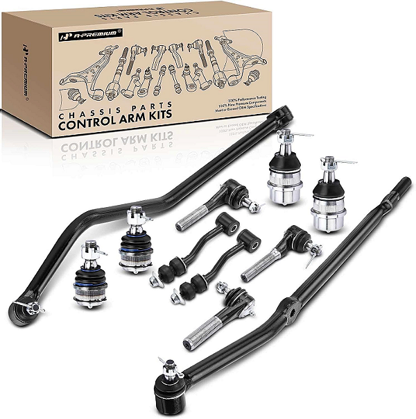 Kit Suspensão Direção 11 Peças Jeep Cherokee XJ 91-01 A-Premium Pivô