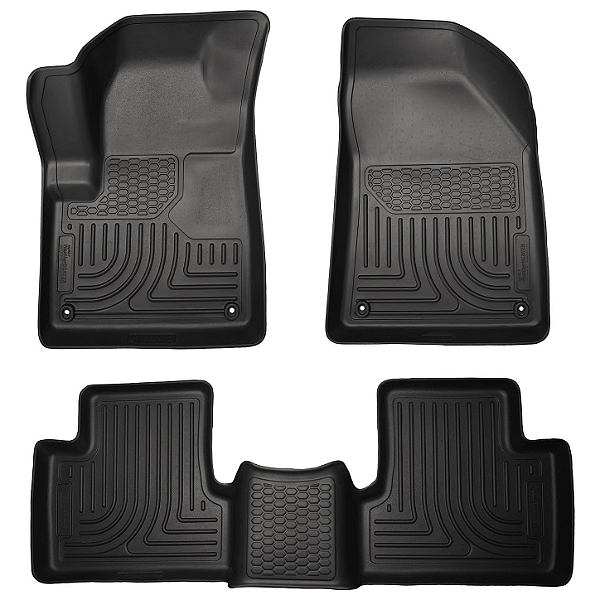 Tapete Husky Liners Weatherbeater Jeep Cherokee 2014-15 Preto 3 Peças 99091