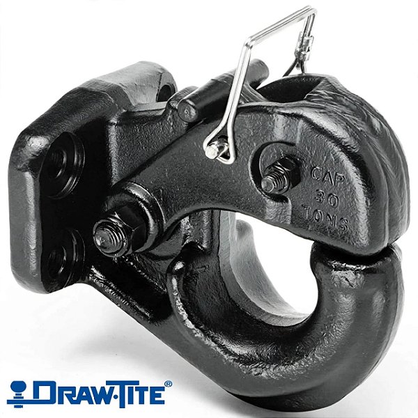 Engate G Militar Pintle Hook Draw-Tite Tow Ready 63016 30 Toneladas Extra Pesado - Caminhão Militar