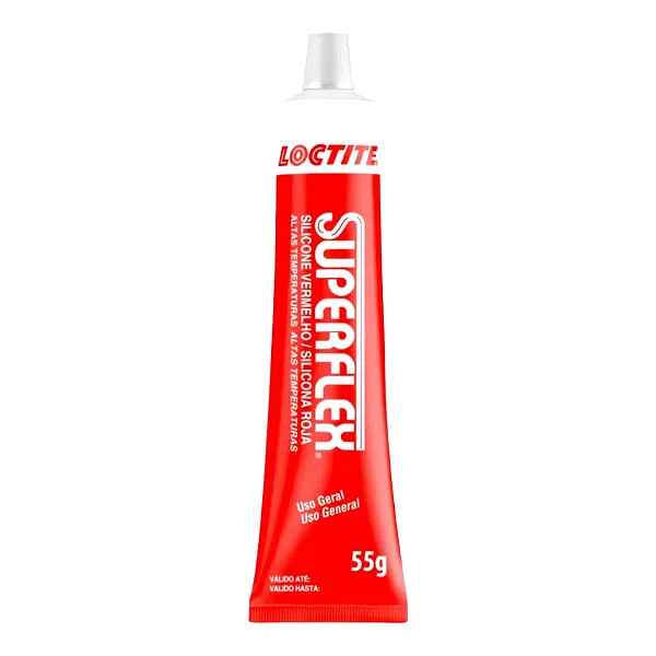 Silicone Selante Alta Temperatura Superflex Vermelho Loctite
