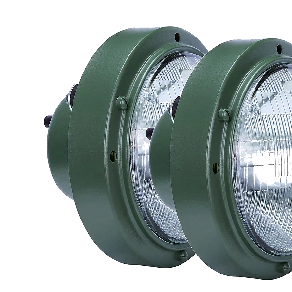 Farol Modular Militar M38 M38A1 M151 24V com Carcaça Par