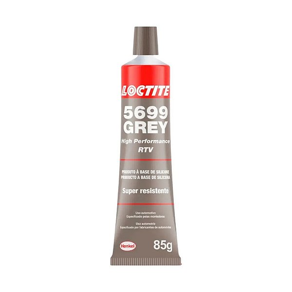 Silicone Cola Junta Motor Alta Temperatura Loctite Grey 5699