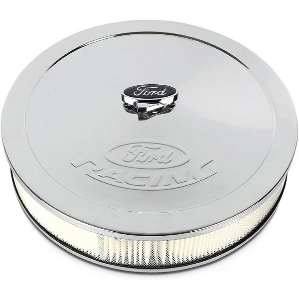 Kit Filtro de Ar Ford V8 Racing Cromado 33cm 13 pol 302-350