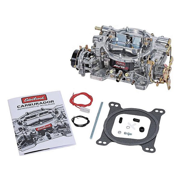 Carburador Edelbrock AVS2 1906 650 CFM Ford Galaxie Landau Maverick Impulsionador Anular