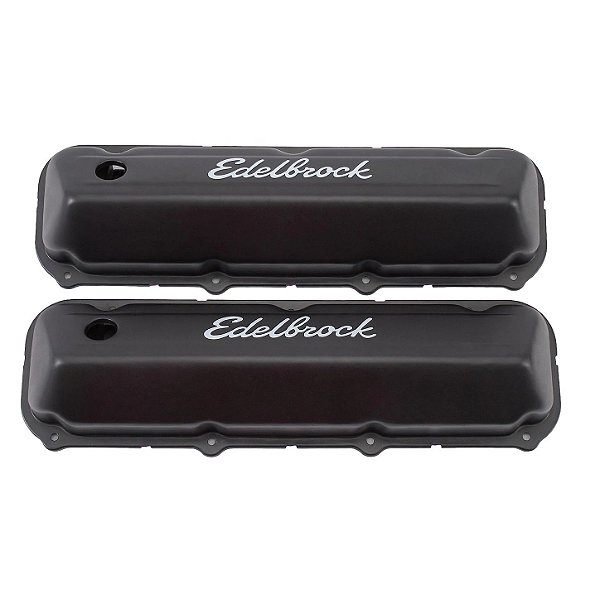 Tampa de Válvula Edelbrock 4473 Signature Chrysler 318 360 Preto