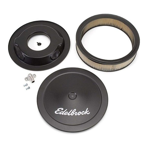 Filtro de Ar Edelbrock 1223 Pro-Flo 14 Pol Elemento 3 Pol Preto