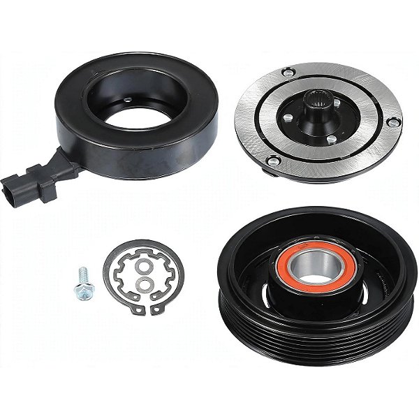Embreagem do Compressor AC Jeep Wrangler JK 3.6L 12-18