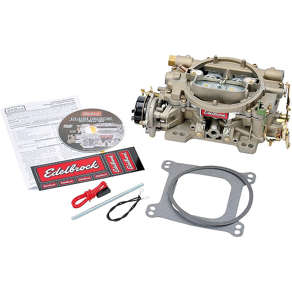 Carburador Edelbrock 1409 Marine 600 CFM Flange Quadrada E-Choke