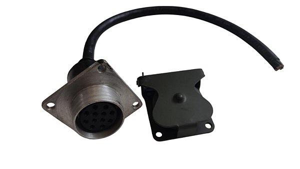 Tomada NATO Militar 12 Polos (Fêmea) com Cabo de 2 metros