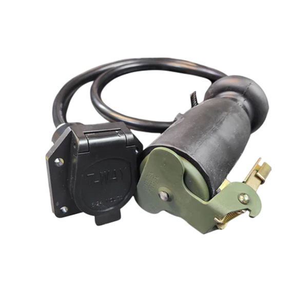 Cabo Adaptador Militar 12-Pinos para Reboque Civil 7-Lâminas (Padrão HUMVEE)