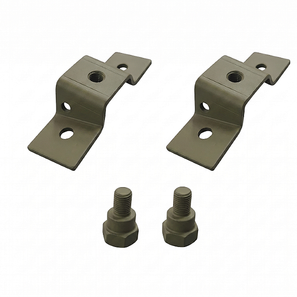 Par de Suportes de Fixação do Quadro de Parabrisa | Jeep Willys MB e Ford GPW (1941-1945)