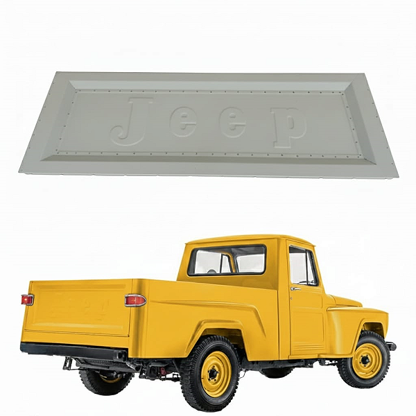 TAMPA TRASEIRA PICK-UP F75 ESCRITO JEEP