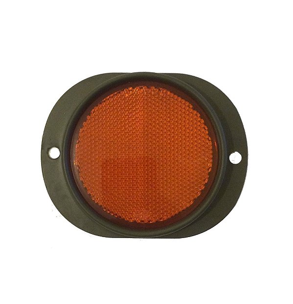 REFLETOR METAL AMARELO OLHO DE GATO JEEP MILITAR GPW MB