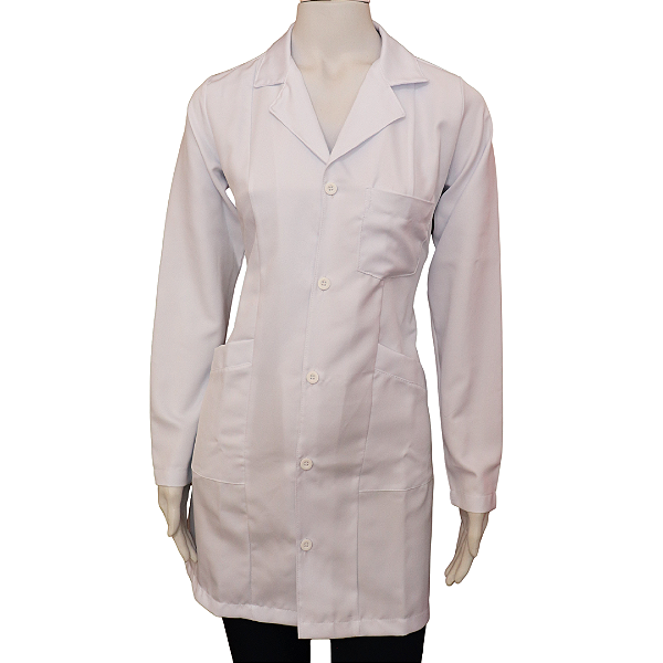 JALECO FEMININO GOLA TRADICIONAL - MANGA LONGA