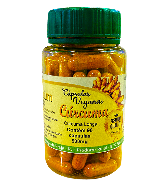 Cúrcuma PREMIUM - 500 mg com 90 Capsulas