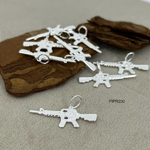 Pingente Arma Prata 925 - 1,6g - PIPR05