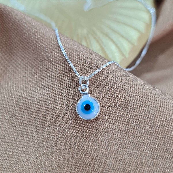 Gargantilha Olho Grego Prata 925 - CPR32