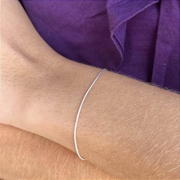 Pulseira Rabo de Rato Prata 925 - 18cm - PPR21