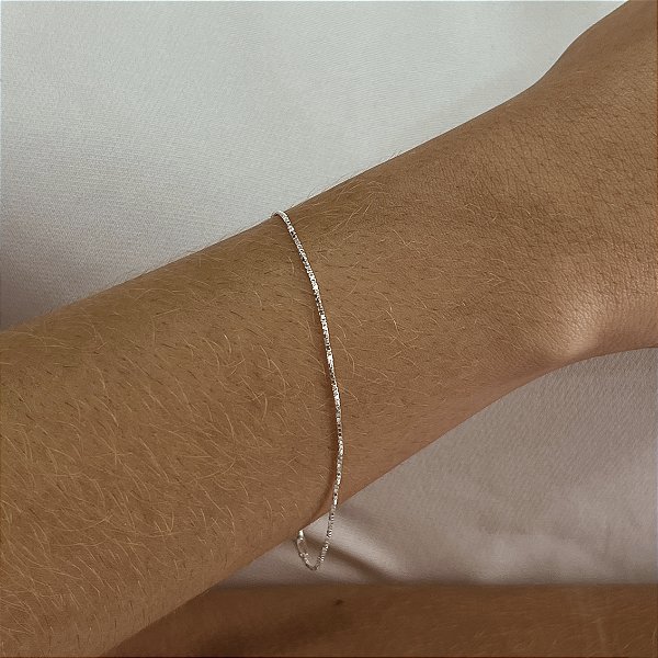 Pulseira Veneziana Prata 925 - 18cm - PPR80