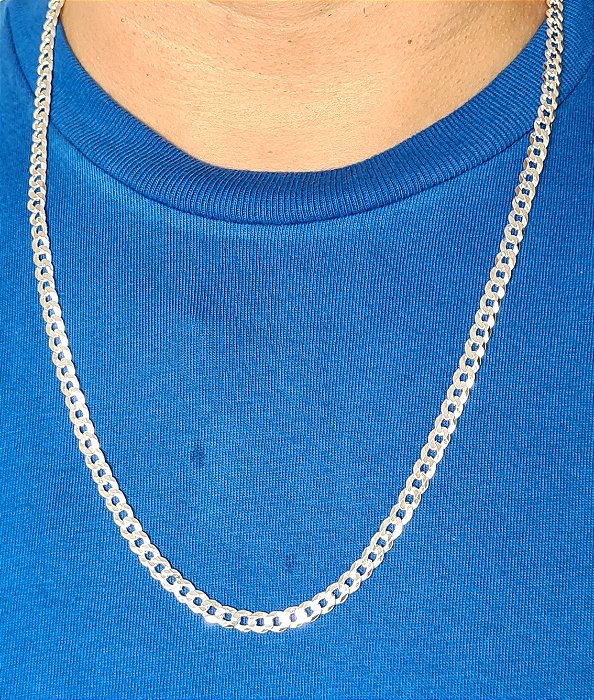 Corrente Masculina Grumet Prata 925 - 5,5mm - 21,3g -CPR606
