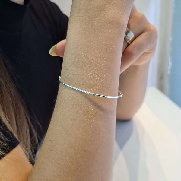 Bracelete Prata 925 - 60mm - 01un - PPR101