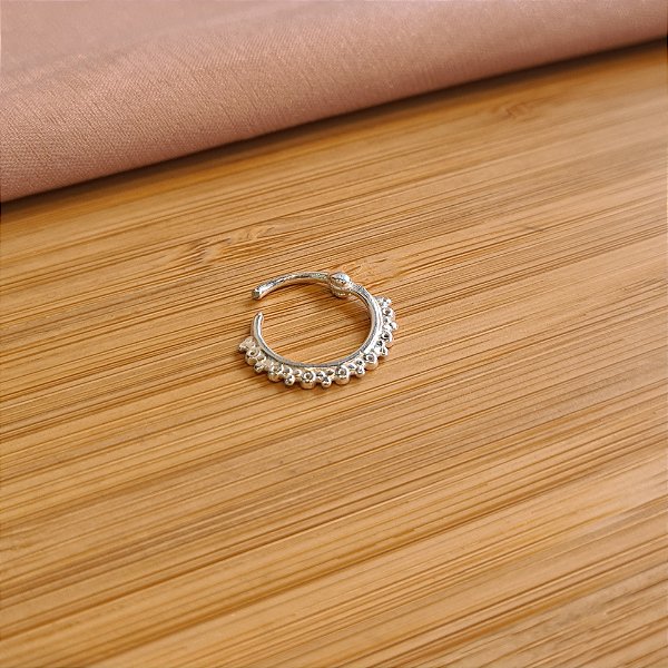 Piercing Orbital Conch  Cravejado Prata 925  - 16mm - PIPR182