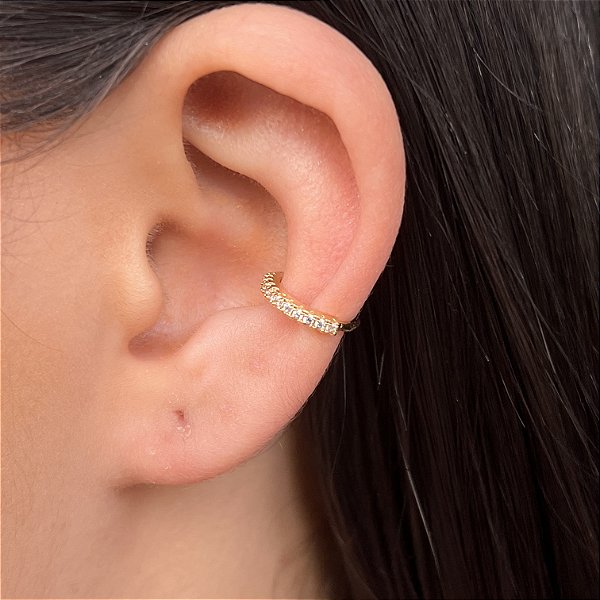 Argola Fake Semijoia 18k - 1 un - MB307