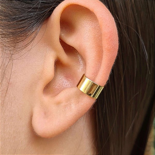 Argola Fake Lisa Semijoia 18k - MB470