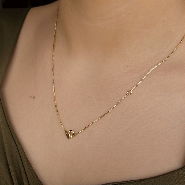Corrente Veneziana Semijoia 18k - 45cm - MC513